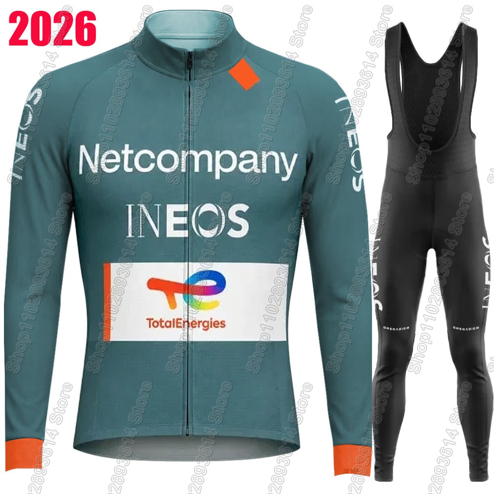 Cycling Gear Jersey - Conjunto de Jersey de Ciclismo Netcompany-INEOS