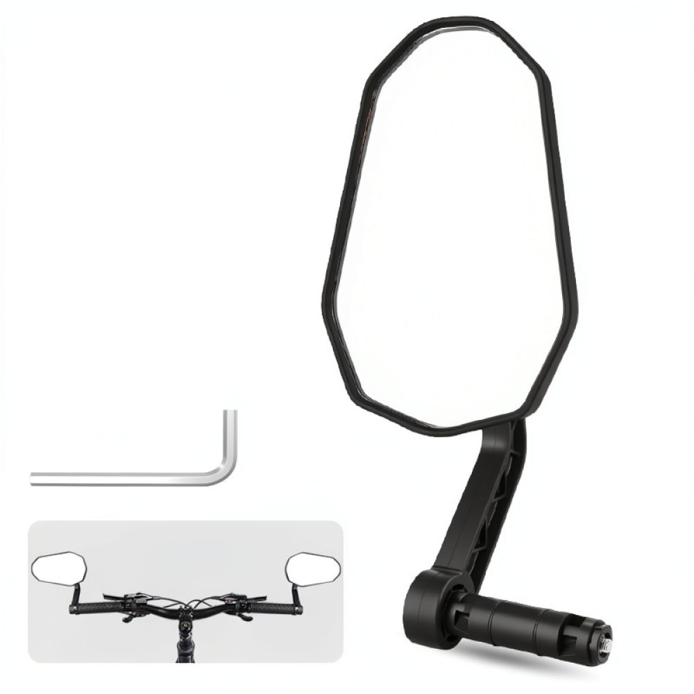 Cycling Gear And Equipment - Espejo retrovisor ajustable para manillar de