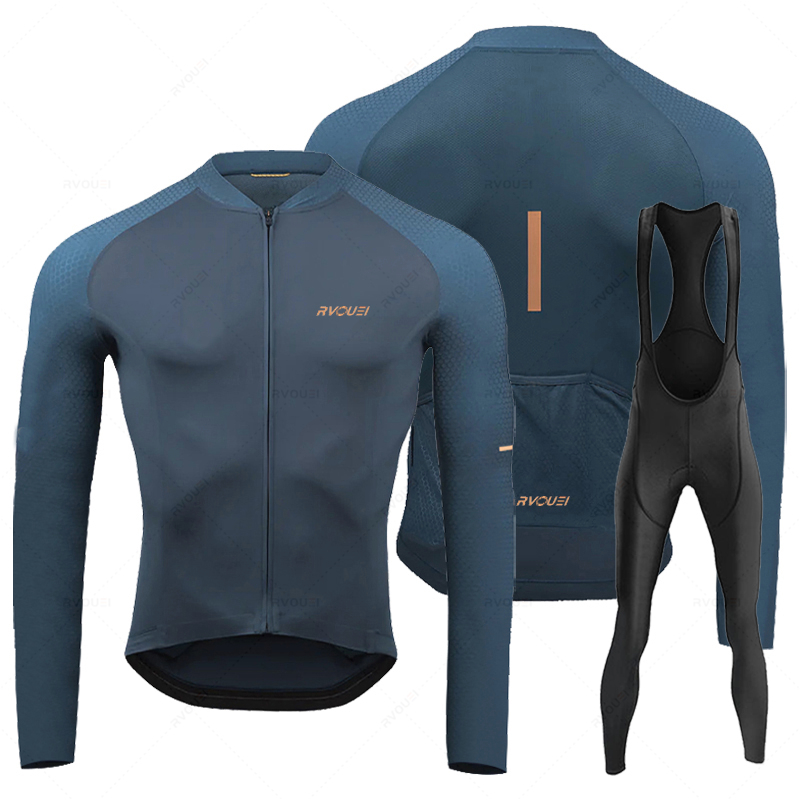 Rvouei-Conjunto de Jersey de C - Cycling Gear Brands reseña y precio