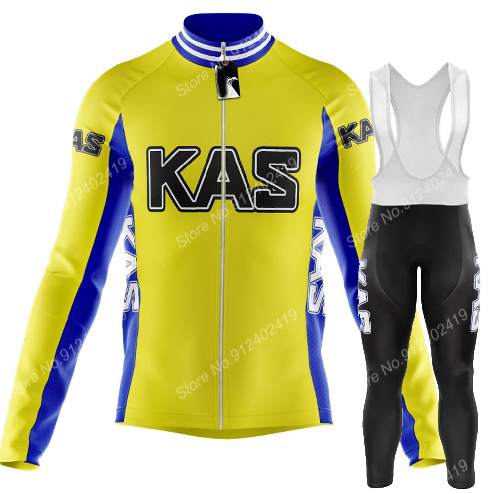 KAS Team-Conjunto de ropa de c - Cycling Gear Jersey reseña y precio